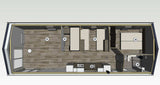 Casa móvil t3 aza (11,5 x 4 mt)